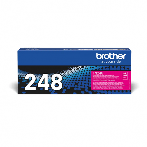 Brother TN-248M magenta toner originale per Brother DCP-L3520CDWE,HL-L3220CW,HL-L8230CDW TN248M capacità 1.000 pagine