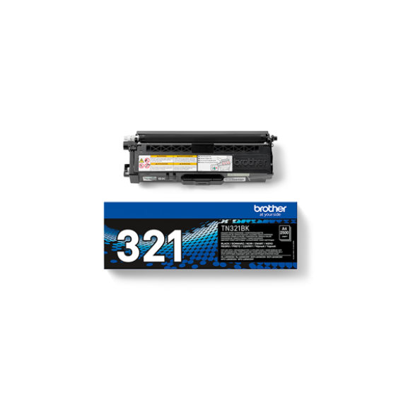 BROTHER TN-321BK NERO TONER ORIGINALE PER BROTHER HL-L8250CDN L8350CDWT L8650CDW L8850CDW DCP L8400CDN TN321 2.500 PAGINE