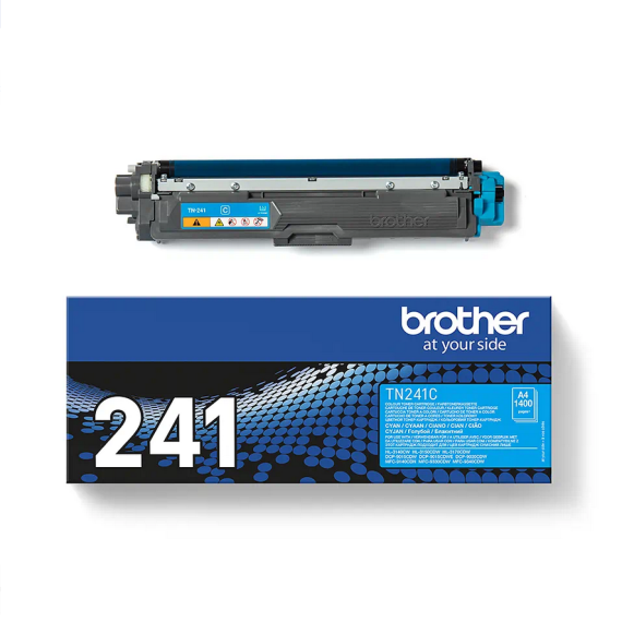 Brother TN241C ciano toner originale per Brother HL3140 HL3150 HL3170 DCP9020 TN-241 capacità 1.400 pagine