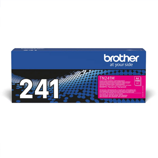 Brother TN241M magenta toner originale per Brother HL3140 HL3150 HL3170 DCP9020 TN-241 capacità 1.400 pagine