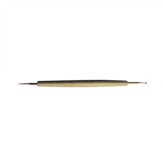 Bulino - doppia punta in acciaio per sbalzo/embossing - 18.5cm - CWR