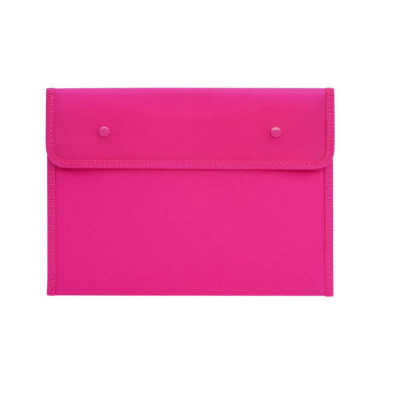 Busta a 2 bottoni Lebez Neon A4 in PP conf. 12 pezzi - colori assortiti - 80601