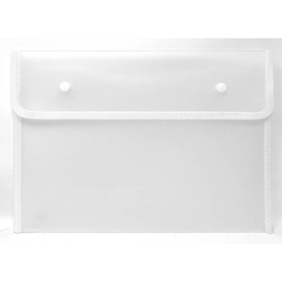 Busta a 2 bottoni Lebez Neon A4 in PP conf. 12 pezzi - colori assortiti - 80601