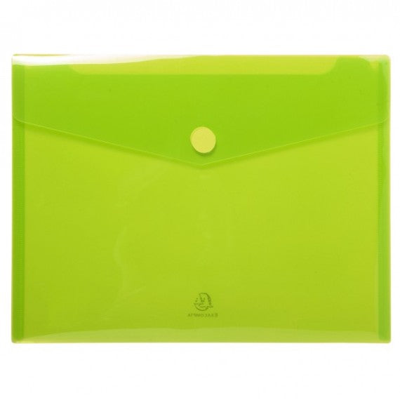Busta a tasca con chiusura in velcro - PPL - 24x32 cm - colori assortiti - Exacompta