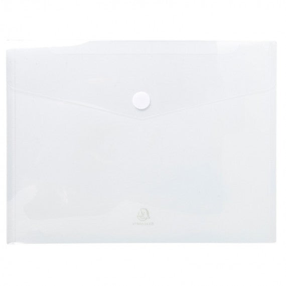 Busta a tasca con chiusura in velcro - PPL - 24x32 cm - colori assortiti - Exacompta