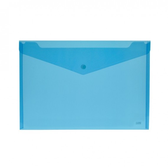 Busta con bottone - formato orizzontale - 18,5x13,5 cm - colori assortiti - Lebez