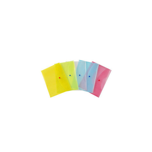 Busta con bottone - PPL - 22x30 cm - colori assortiti - Starline