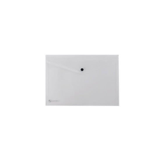 Busta con bottone Pull - 21x29,7 cm - trasparente - King Mec