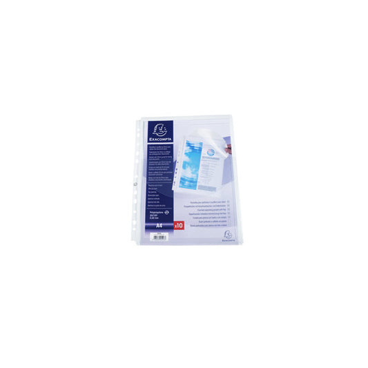 Busta forata 5503E - c/soffietto e patella - liscia - A4 - PPL - Exacompta