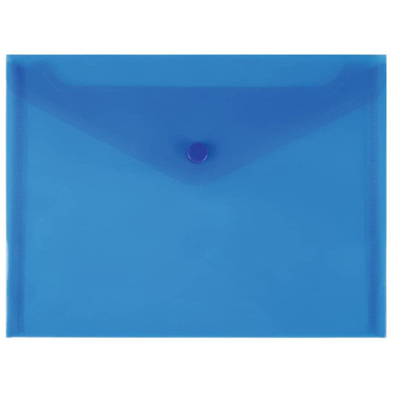 Busta Nikoffice portadocumenti trasparente con bottone  - conf. 5 pz - formato A3 - 01NIK033/1