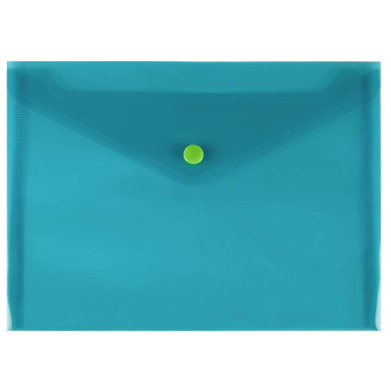 Busta Nikoffice portadocumenti trasparente con bottone  - conf. 5 pz - formato A3 - 01NIK033/1
