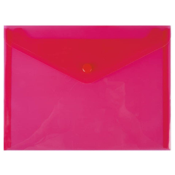 Busta Nikoffice portadocumenti trasparente con bottone  - conf. 5 pz - formato A3 - 01NIK033/1