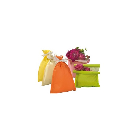 Busta regalo Spring - 20 x 32 cm - 45 gr - carta - 5 colori assortiti - PNP - conf. 50 pezzi