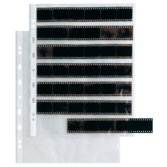Buste a foratura universale Sei Rota Atla FN 35 per negativi 7 spazi 22x4 cm trasparente  conf. 10 buste - 662531