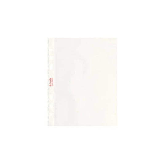 Buste a perforazione universale goffrate Esselte OFFICE 15x21 cm trasparente antiriflesso  conf.25 - 395612200