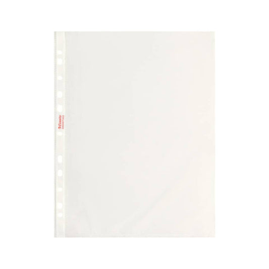 Buste a perforazione universale goffrate Esselte STANDARD PP antiriflesso 22x30 cm conf.200 - 395697300
