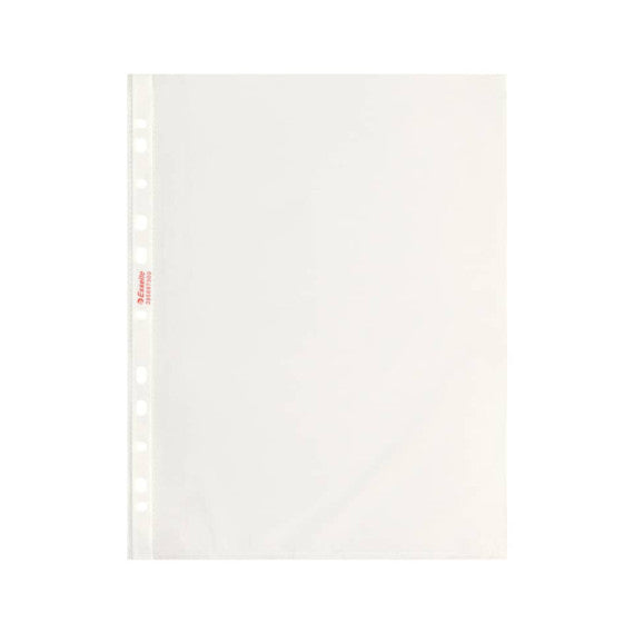 Buste a perforazione universale goffrate Esselte STANDARD PP antiriflesso 22x30 cm conf.200 - 395697300