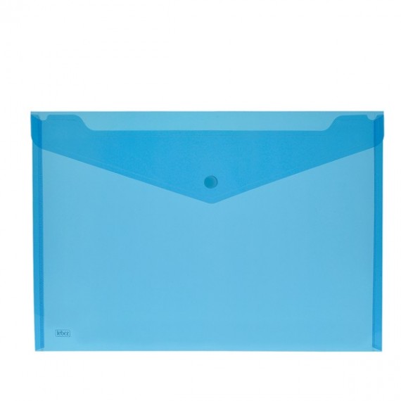 Buste con bottone - PPL - 33,5x23,5 cm - colori assortiti - Lebez - conf. 5 pezzi