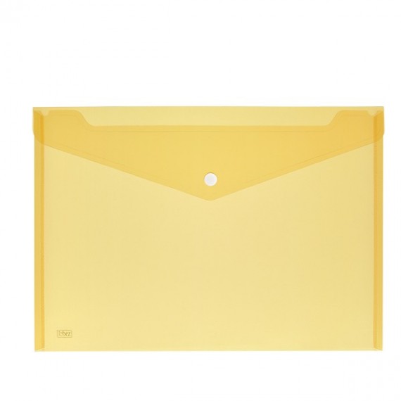 Buste con bottone - PPL - 33,5x23,5 cm - colori assortiti - Lebez - conf. 5 pezzi