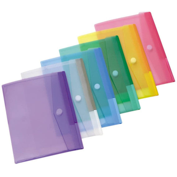 Buste con bottone Tarifold® T-Collection chiusura in velcro - A4 conf. 12 buste - 510209