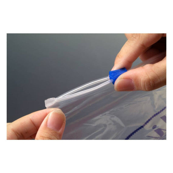 Buste con cerniera Viva polietilene blu 60 µm 235x320 mm conf.50 - 3525