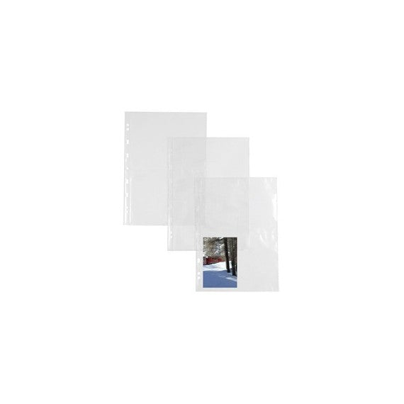 Buste forate Atla FT porta foto e cartoline - 4 spazi 15x21 cm - trasparente - Sei Rota - conf. 10 pezzi