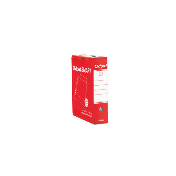 Buste forate Oxford Smart - De Luxe - liscio - 22x30 cm - trasparente - Esselte - conf. 300 pezzi