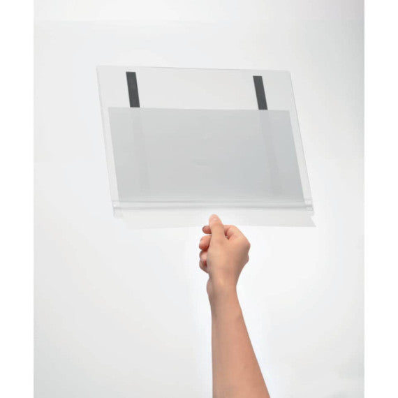 Buste impermeabili magnetiche DURABLE A4 - trasparente - conf. 5 pezzi - 5018-19
