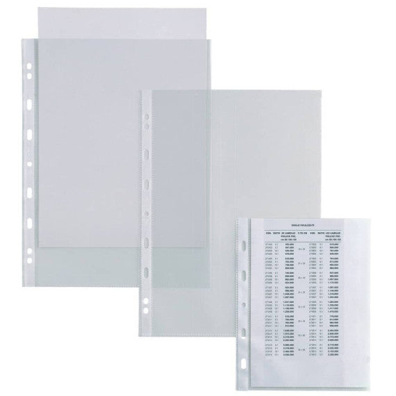 Buste in PP buccia Sei Rota Atla 150 - alto spessore trasparente - 22x30 cm - conf. 50 pezzi - 662219
