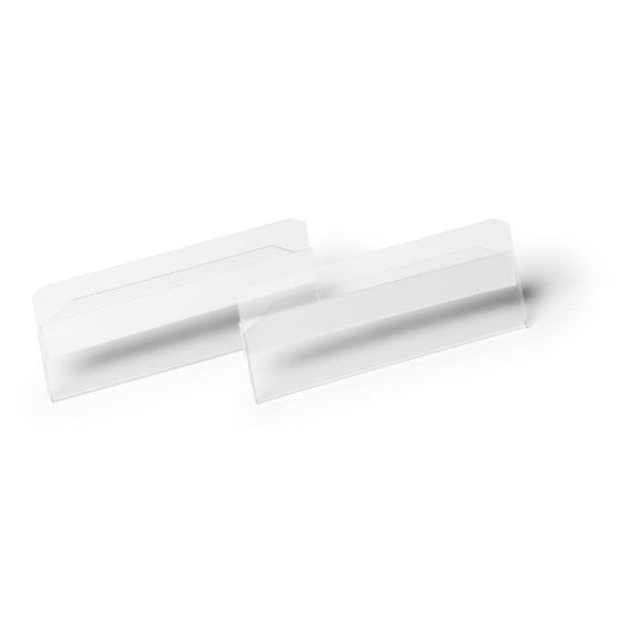 Buste per identificazione Durable Hard Cover con bande magnetiche 100x38 mm in conf. 10 pz - 1195-19