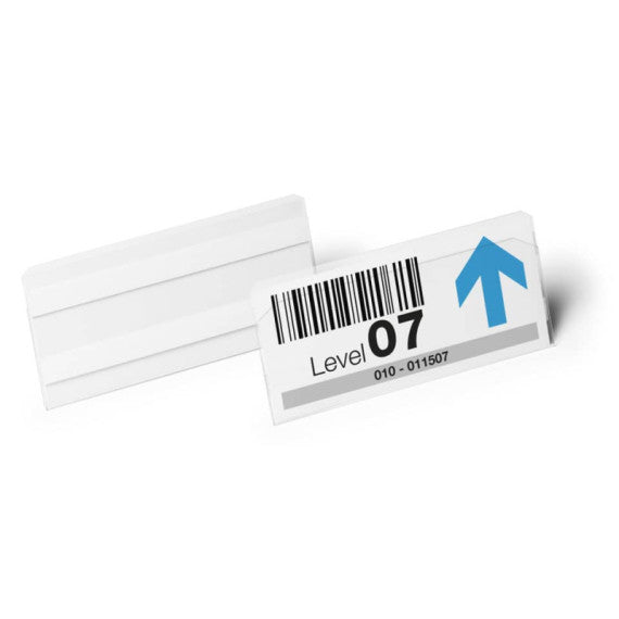 Buste per identificazione Durable Hard Cover con bande magnetiche 150x67mm in conf. 10 pz - 1196-19