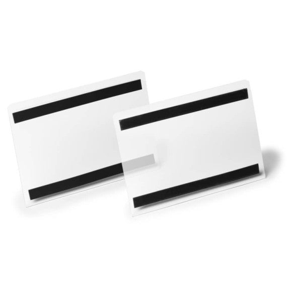 Buste per identificazione Durable Hard Cover con bande magnetiche 210x148 mm in conf. 10 pz - 1198-19