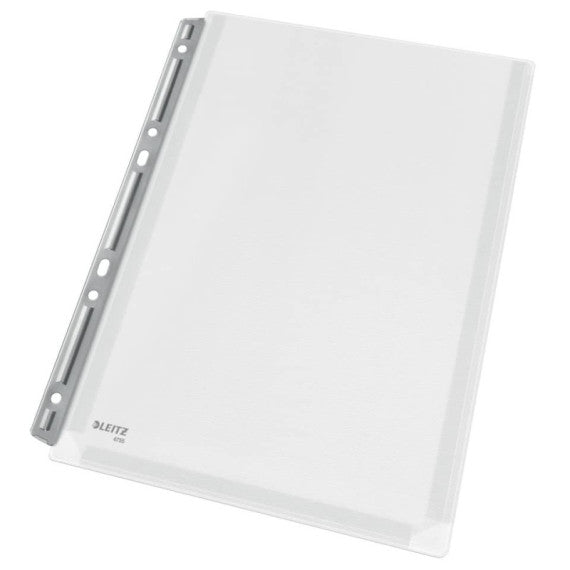 Buste perforate extra resistenti Leitz in PVC A4 trasparente confezione da 3 pezzi - 47553003