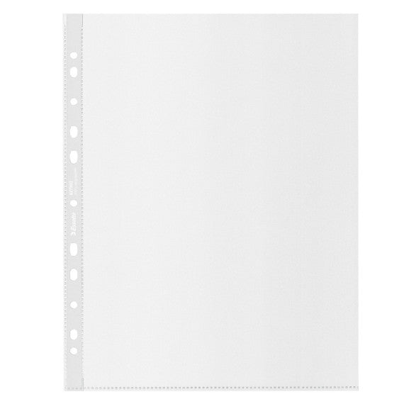 Buste perforate Office riciclate 100% - antiriflesso - f.to 22 x 30 cm - Esselte - conf. 50 pezzi