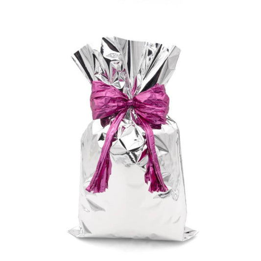 Buste regalo metallizzate Italpak - formato 15x25 cm - conf. 50 pz argento X007000152500