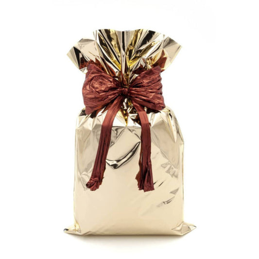 Buste regalo metallizzate Italpak - formato 15x25 cm - conf. 50 pz oro X007019152500