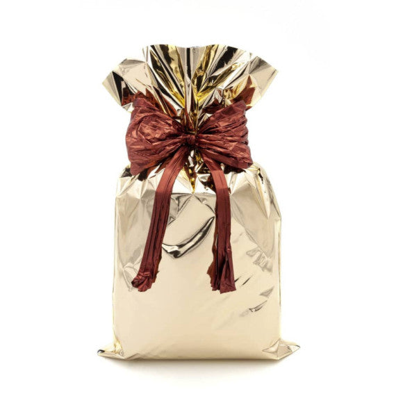 Buste regalo metallizzate Italpak - formato 18x50 cm - conf. 50 pz oro X007019185000