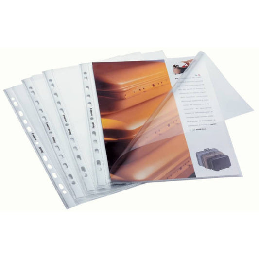 Buste trasp. a foratura universale FAVORIT aperte liscia superior 22x30 cm conf. da 50 - 100460073