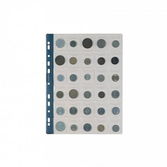 Buste trasp. a foratura universale Favorit porta monete top formato tasca 4x4,5 cm conf. da 10 - 100500067