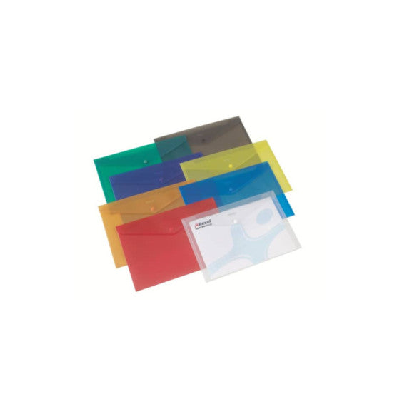 Buste trasparenti con bottone Rexel Ice A4 trasparente 16128AS