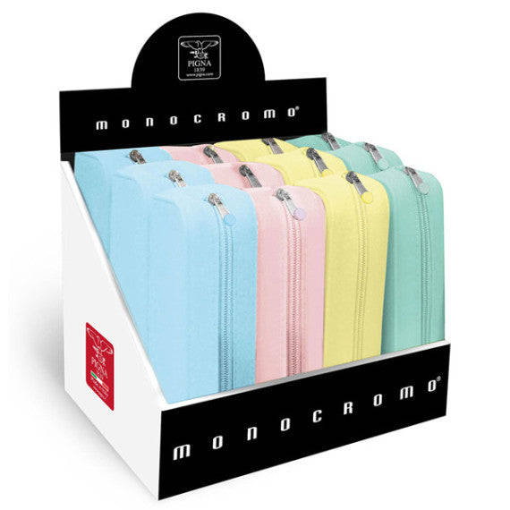 Bustina Monocromo - 80 x200 x 60 mm - silicone soft touch - colori assortiti pastel - Pigna