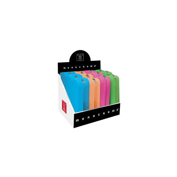 Bustina silicone Soft Touch Monocromo - 80x200x60 mm - colori assortiti fluo - Pigna
