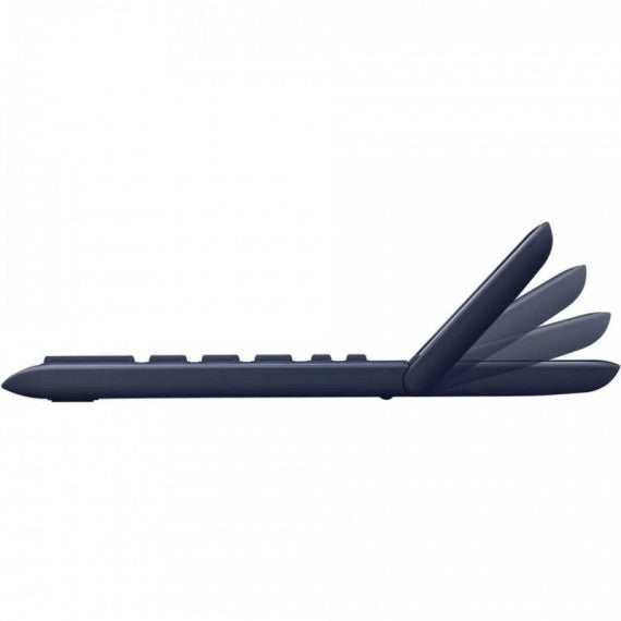 Calcolatrice da tavolo CASIO solare e batteria Navy Blu -display inclinabile 12 cifre - JW-200SC-NY