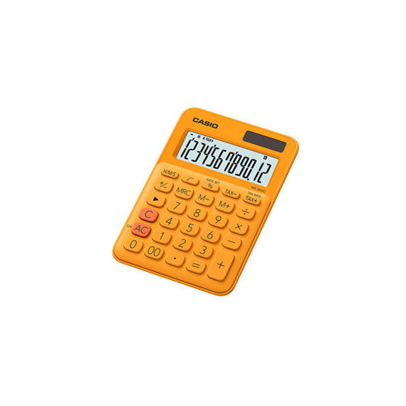 Calcolatrice da tavolo MS-20UC - 12 cifre - arancio - Casio