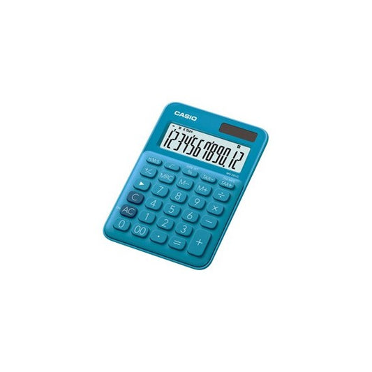 Calcolatrice da tavolo MS-20UC - 12 cifre - blu - Casio