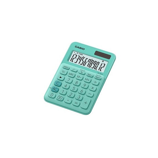Calcolatrice da tavolo MS-20UC - 12 cifre - verde - Casio