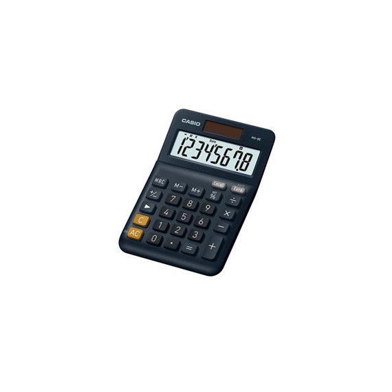 Calcolatrice da tavolo MS-8E - 31,7x103x145 mm - 8 cifre - plastica - blu - Casio