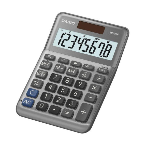 Calcolatrice da tavolo MS80B Casio 8 cifre - MS-80F-WA-EP