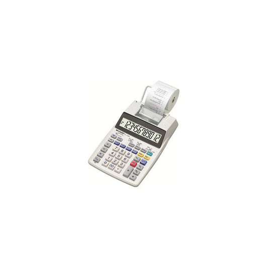 Calcolatrice da tavolo scrivente EL1750V - 150x230x51,5 mm - 12 cifre - Bianco - Sharp - EL1750V