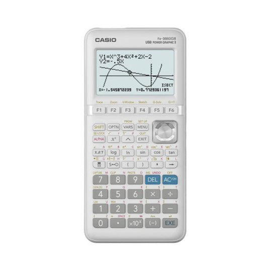 Calcolatrice grafica CASIO bianco display 216x384 pixel - FX-9860GIII-W-ET